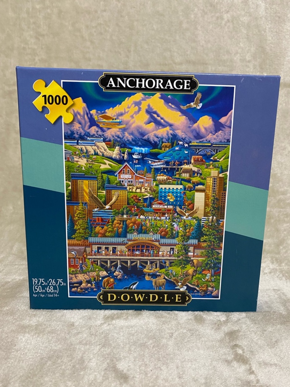 Anchorage Dowdle Buffalo Games 1000 Pc. Jigsaw puzzle Alaska New READ